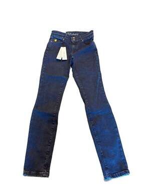 Yoga Jeans Emily Slim High-Rise Skinny Dark Wash Denim 30" Inseam NWT